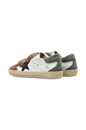 sneakers in pelle marrone GOLDEN GOOSE KIDS | GJF00924F00803583245